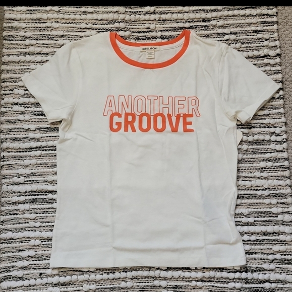 Billabong White Another Groove Tee Size S - Picture 2 of 6